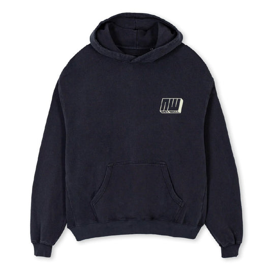 NW Logo Hoodie Vintage Black