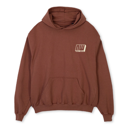 NW Logo Hoodie Brown