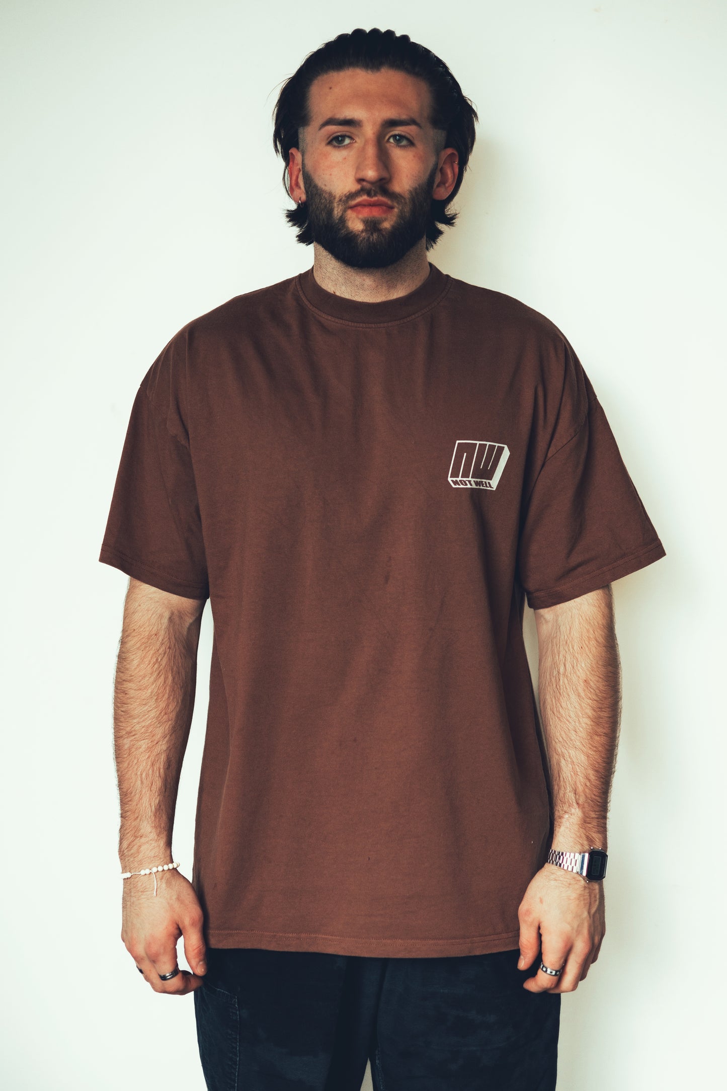 NW Logo Tee Brown