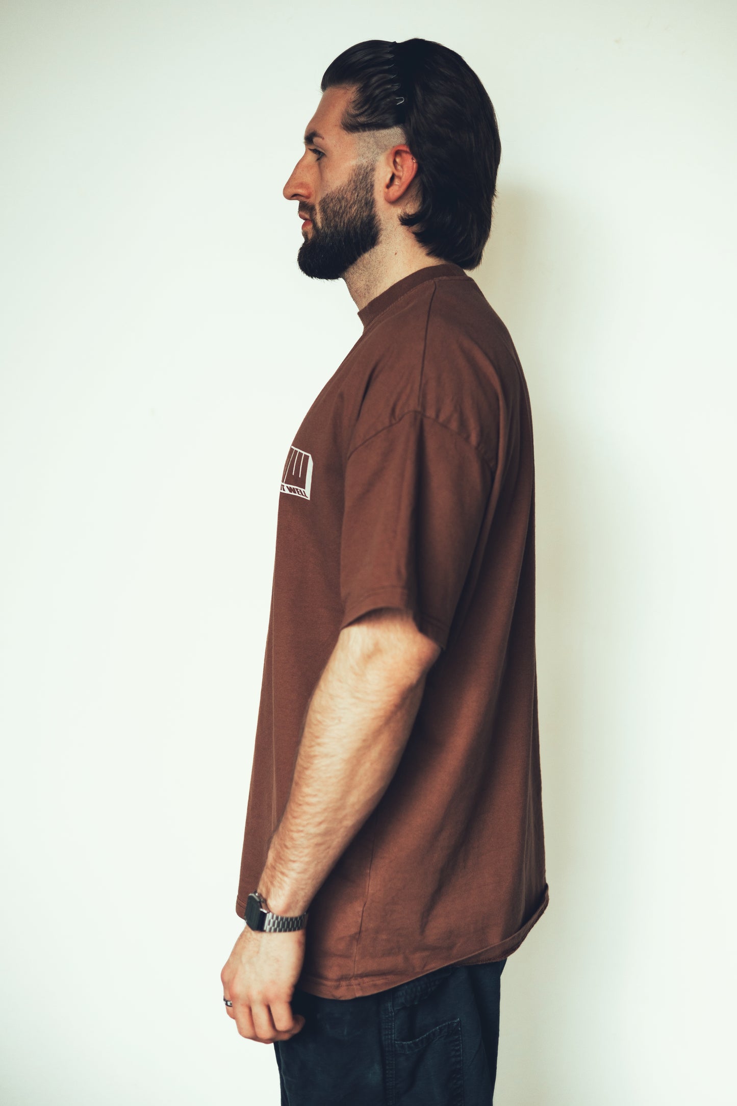 NW Logo Tee Brown