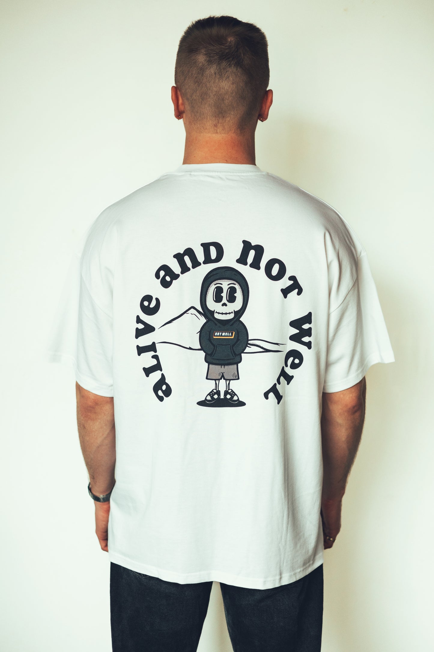 Alive & Not Well Tee White