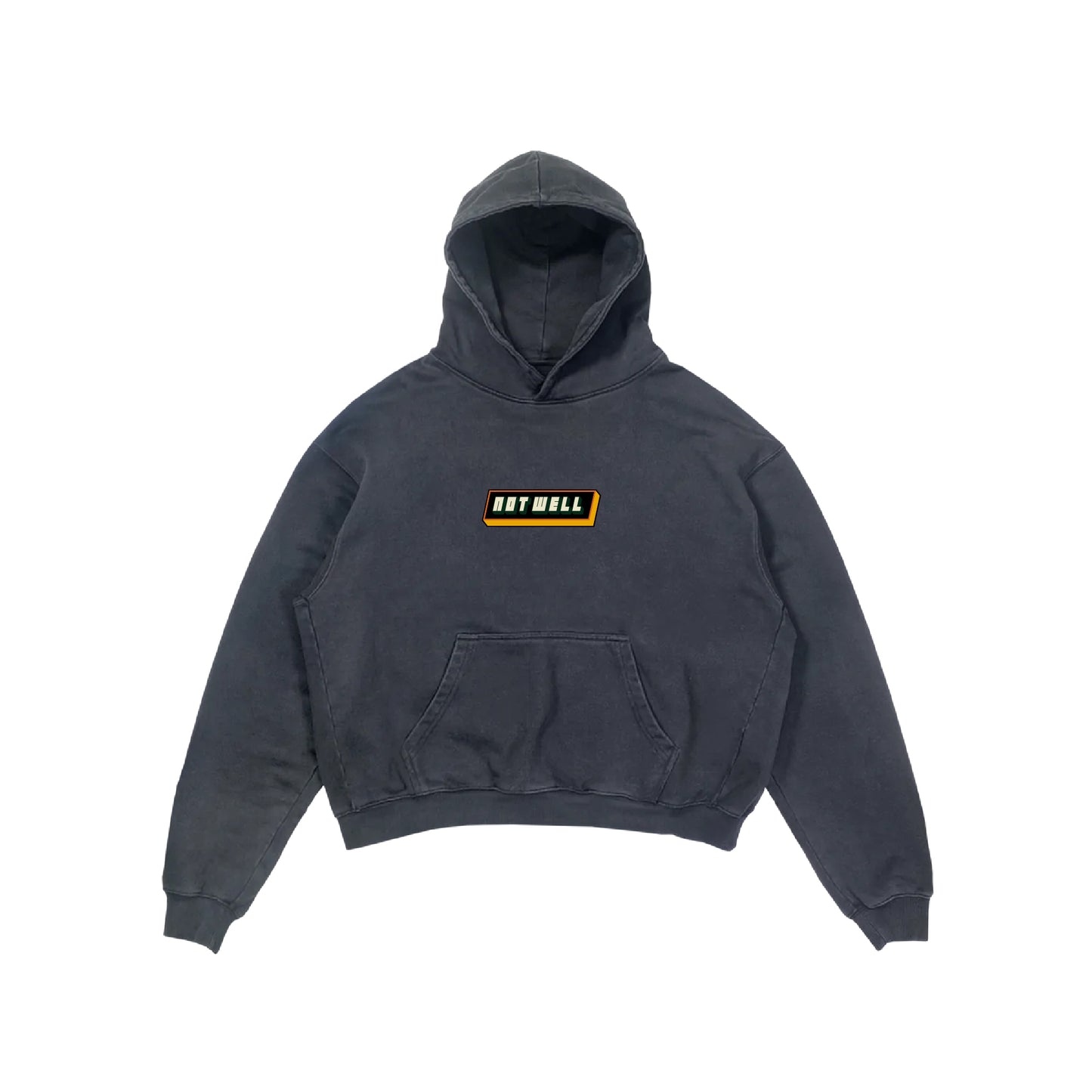 Heavyweight Hoodie – Washed Dark Grey