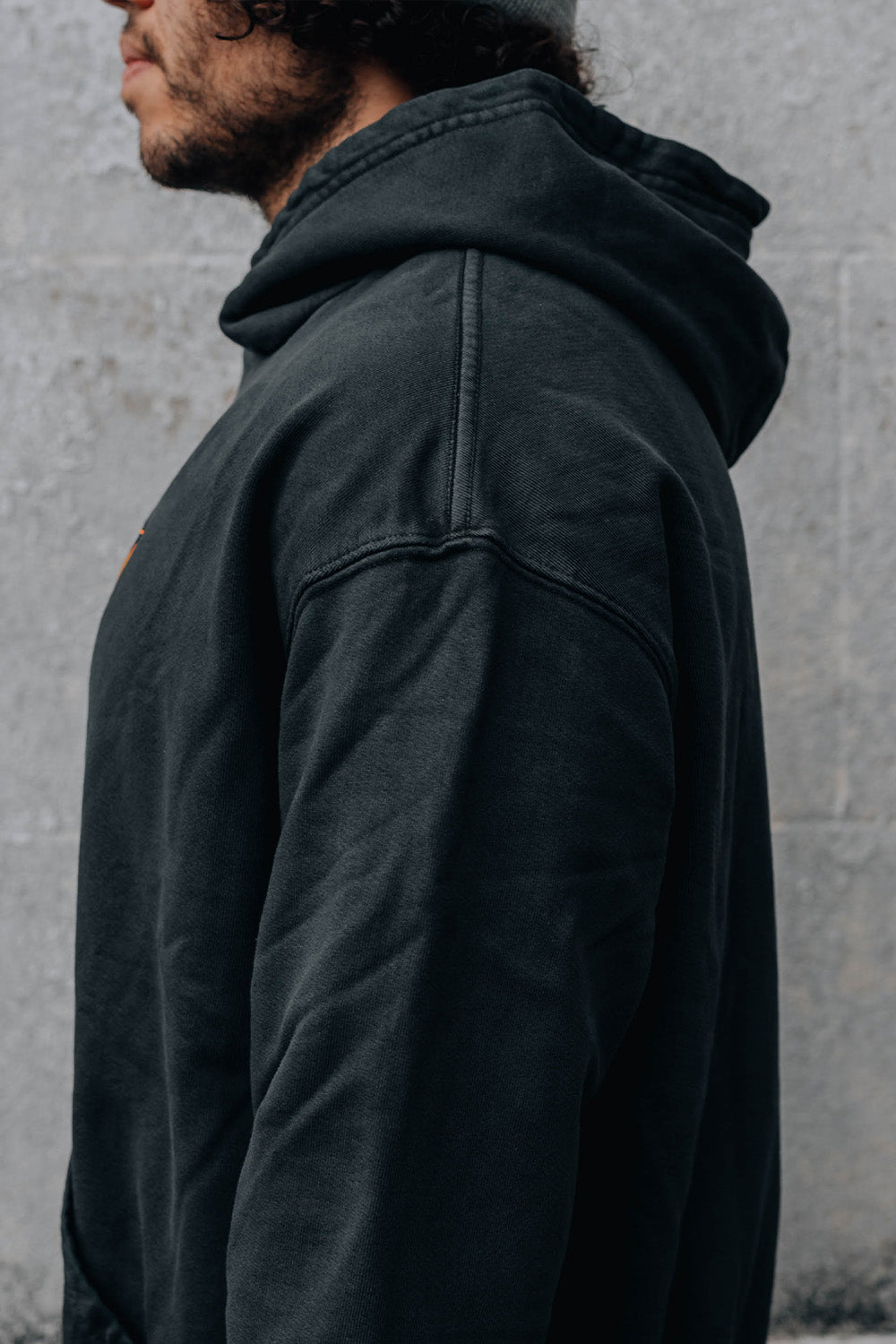 Heavyweight Hoodie – Washed Dark Grey